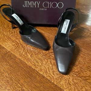 Jimmy Choo black Slingback heel
